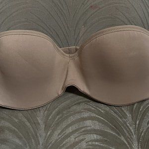 Dominique Molded Seamless Strapless Bra Nude from David's Bridal